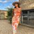 Tie Dye Backless Sleeveless Dress - minxxshop.com