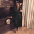 Elegant Fit And Flare Pleated Satin Dress - minxxshop.com