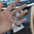 Clear Glow In the Dark Purse Keychain - minxxshop.com