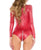 PU Leather Zip Up Bodysuit - minxxshop.com