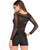 Sexy Mesh Long Sleeve Bodysuit - minxxshop.com