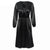 Elegant Fit And Flare Pleated Satin Dress - minxxshop.com