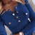Button Down Long Sleeve Top - minxxshop.com