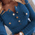 Button Down Long Sleeve Top - minxxshop.com