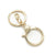 Heart-shaped glitter filled keychain - minxxshop.com