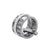 Roman Numerals Engagement Wedding Ring - minxxshop.com