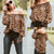 Leopard Blouse  Shirts Off Shoulder Printing Loose Tops - minxxshop.com