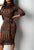 Greek Style Color block Midi Dress - minxxshop.com