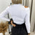 Spring Patchwork tops sexy Long Sleeve Lace Hollow Out Shirts - minxxshop.com