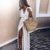 Short Sleeve Polka Dot Maxi Dress - minxxshop.com
