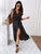 Short Sleeve V-Neck Polka Dots Dress - minxxshop.com