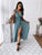 Short Sleeve V-Neck Polka Dots Dress - minxxshop.com
