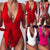 One-Piece Deep V Backless Bikini - minxxshop.com