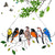 Stained Glass Birds Wall Art Fixture/Pendant/Sculpture - minxxshop.com