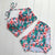 Floral Print High Waist Swimsuit (Two Piece) - minxxshop.com