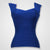 Red Elastic Halter Bandage Top Knitted Rayon Blouse - minxxshop.com