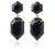 Polygons Crystal Stud Earrings - Amethyst, Agate, Quartz & Onyx - minxxshop.com
