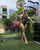 One-Piece Mesh Patchwork Swimsuit - minxxshop.com
