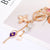 Crystal Rhinestone Clover keychain - minxxshop.com
