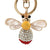 Rhinestone Crystal Elephant Keychain - minxxshop.com