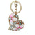 Rhinestone Crystal Elephant Keychain - minxxshop.com
