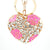 Rhinestone Crystal Elephant Keychain - minxxshop.com
