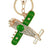 Rhinestone Crystal Elephant Keychain - minxxshop.com