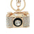 Rhinestone Crystal Elephant Keychain - minxxshop.com